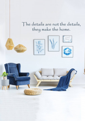 Minimalist Living Room With Wall Art Poster For X