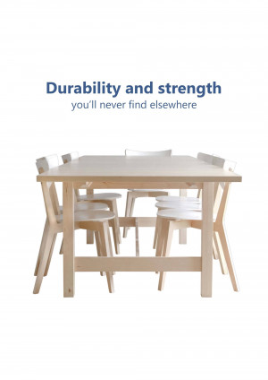 Durable Dining Set Social Media Post For LinkedIn