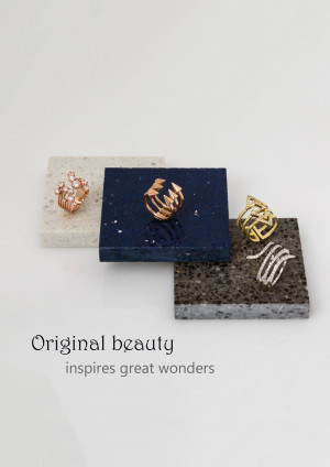 Elegant Gold Rings Collection Post For Snapchat