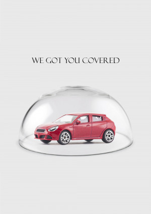 Car Insurance Protection Promotional Banner For Twitter
