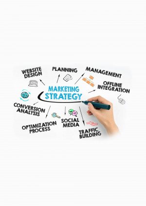 Marketing Strategy Concept Template For Snapchat