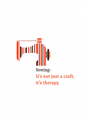 Sewing Machine & Therapy Creative Design For Threads