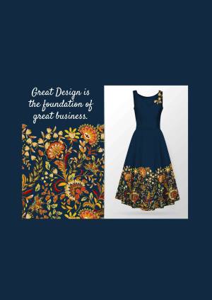 Floral Dress Design Post For Google Business Profile