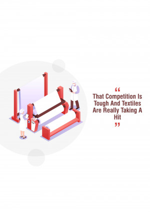 Textile Manufacturing And Competition Advertisement For Twitter