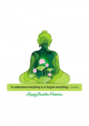 Happy Buddha Purnima Advertisement For X