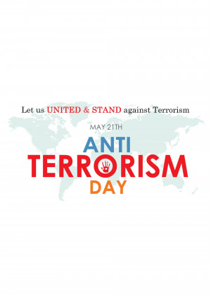 Anti-Terrorism Day - United Against Terrorism Banner For Facebook