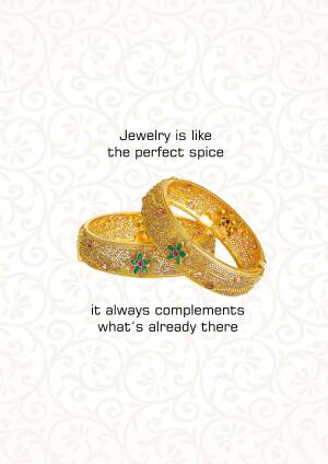 Golden Bangles - The Perfect Spice Marketing Image For Facebook