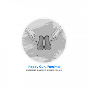 Illustration depicting hands holding lamps for Guru Purnima