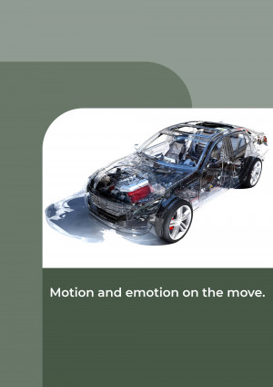 Car Disassembly - Motion And Emotion Marketing Image For Telegram