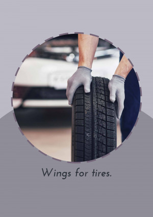 Tire Change And Maintenance Creative Design For Twitter