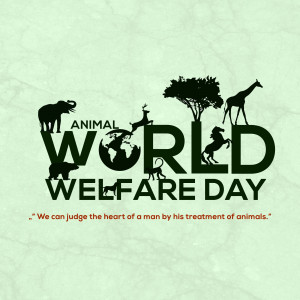 Animal Welfare Day Banner For Facebook