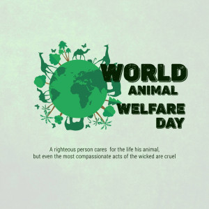 World Animal Welfare Day Advertisement For X