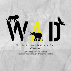 World Animal Welfare Day Graphic For LinkedIn