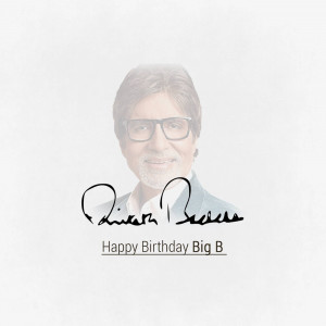 Amitabh Bachchan Birthday Wish Banner For X