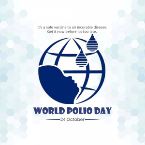 World Polio Day Awareness Post For Telegram