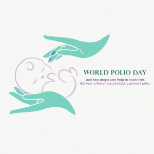 World Polio Day - Vaccination Awareness Image For WhatsApp