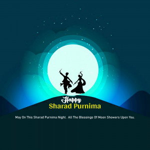 Happy Sharad Purnima Advertisement For LinkedIn
