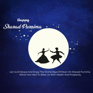 Happy Sharad Purnima Creative Design For Instagram