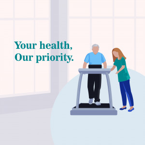 Healthcare And Wellness Business Poster For Twitter