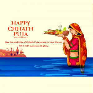 Happy Chhath Puja Greetings Social Media Post For Google Business Profile