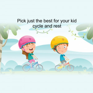 Kids Cycling Safety Marketing Image For WhatsApp