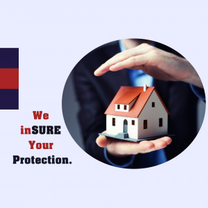 Home Insurance Protection Marketing Image For Telegram