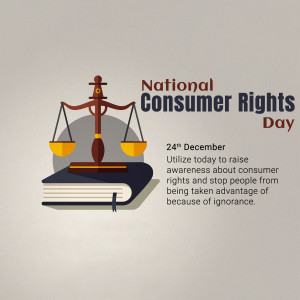 National Consumer Rights Day Business Poster For X