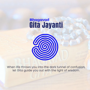 Bhagavad Gita Jayanti - Wisdom And Guidance Social Media Post For WhatsApp