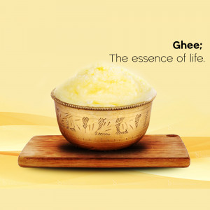 Bowl Of Ghee Business Poster For Twitter