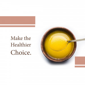 Healthy Ghee Choice Template For Instagram