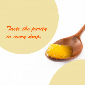 Pure Honey Drop Poster For Telegram