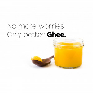 Ghee - No More Worries Design For Twitter