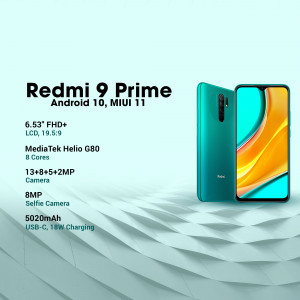 Redmi 9 Prime Smartphone Advertisement Post For X