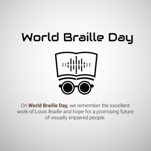 World Braille Day Post For Twitter