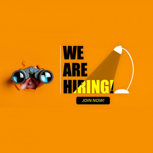 We Are Hiring - Job Opportunity Flyer For X