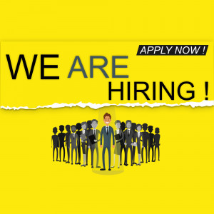 We Are Hiring - Join Our Team! Banner For X