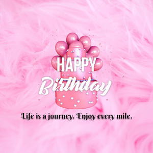 Happy Birthday Cake Advertisement For Pinterest