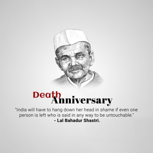 Lal Bahadur Shastri Death Anniversary Branding Post For X