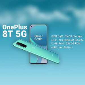 OnePlus 8T 5G Smartphone Promotional Banner For Telegram
