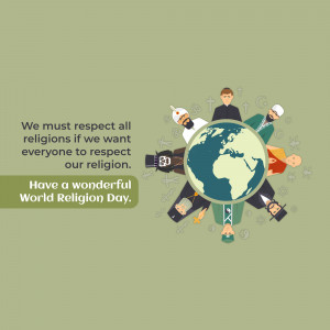 World Religion Day - Respect For All Post For X