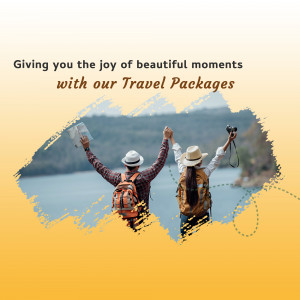 Travel Packages - Explore The World Marketing Image For Twitter