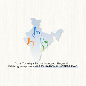 National Voters Day India Creative Design For Facebook