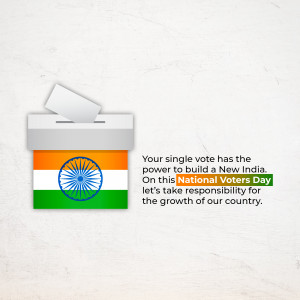National Voters Day India Marketing Image For Threads