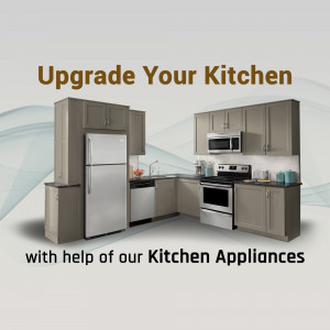 Kitchen Upgrade With New Appliances Advertisement For Telegram