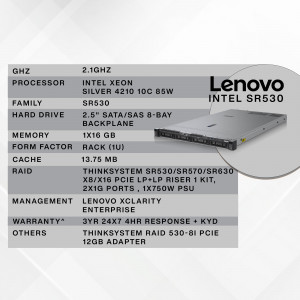 Lenovo ThinkSystem SR530 server specifications and details