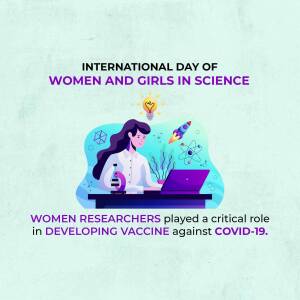 International Day Of Women And Girls In Science Creative Design For Pinterest