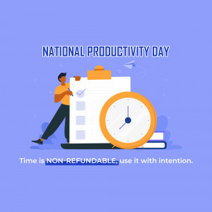 National Productivity Day Illustration Artwork For Google Business Profile