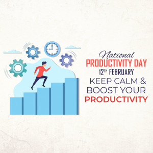 National Productivity Day Illustration Poster For Facebook