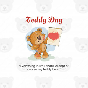 Teddy Day Celebration Image For WhatsApp