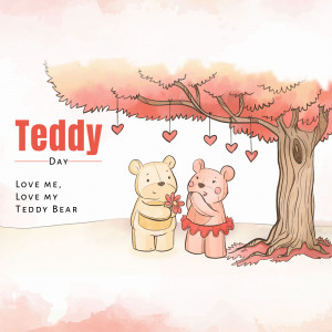Teddy Day Illustration Artwork For Instagram
